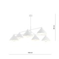 Lampa sufitowa Maverick 6 White 4