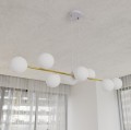 Lampa wisząca Gravity 8  WH Gold 6