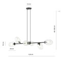 Lampa wisząca Pandora 6 BL Transparent 5
