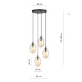 Lampa wisząca Astral 4 BL Premium Miodowy 5