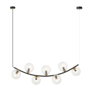 Lampa wisząca Ritz 7 BL Transparent