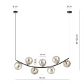 Lampa wisząca Ritz 7 BL Grafit 6