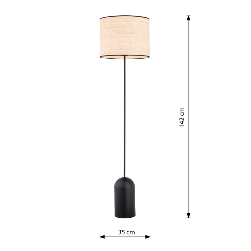 ASPEN LP1 BLACK/RATTAN 4