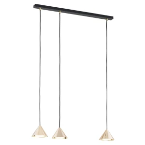 Lampa wisząca Elit 3 BL Gold