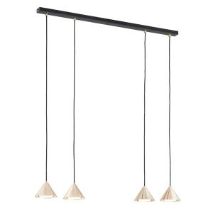Lampa wisząca Elit 4 BL Gold 