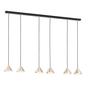 Lampa wisząca Elit 6 BL Gold