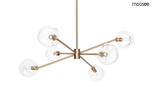 Moosee lampa wisząca Aura 6 złota