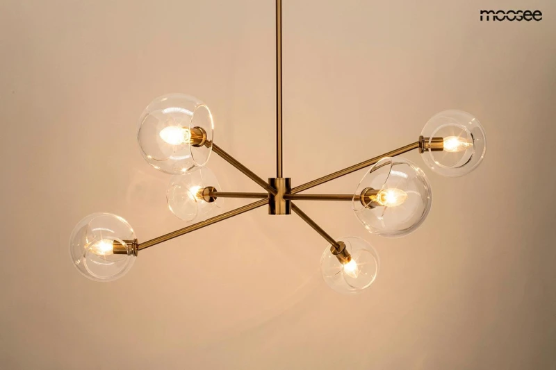 MOOSEE lampa wisząca AURA 6 złota 1