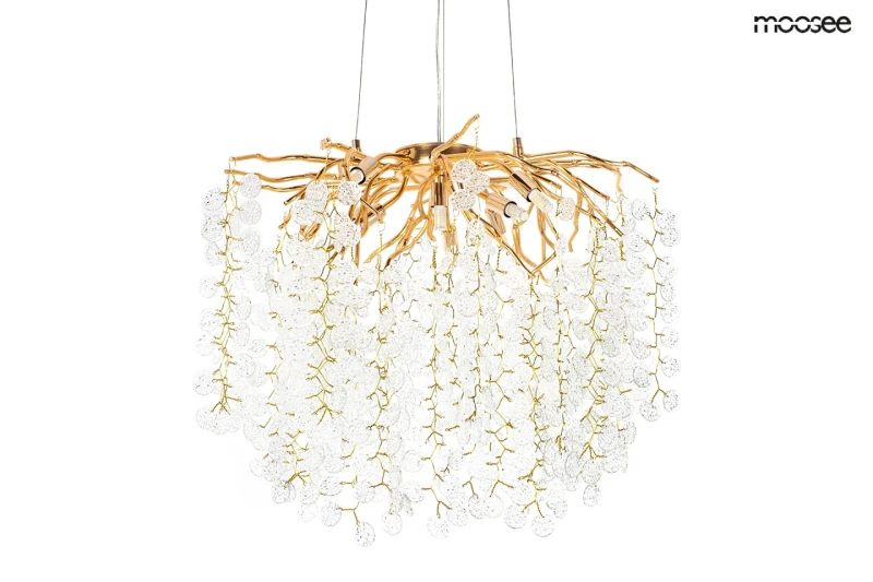 MOOSEE lampa wisząca RIVIERA 60 złota /   clear