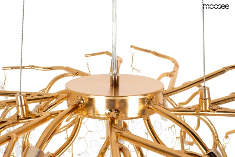 MOOSEE lampa wisząca RIVIERA 60 złota /   clear 6