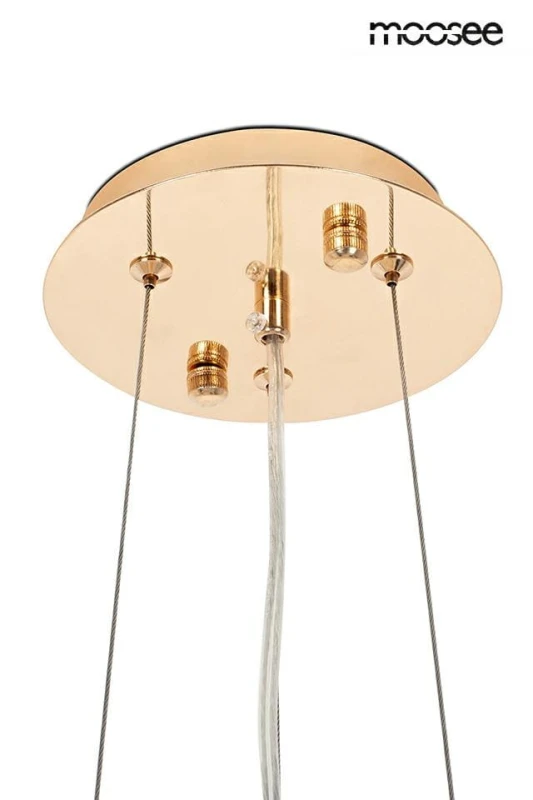 MOOSEE lampa wisząca RIVIERA 60 złota /   clear 8