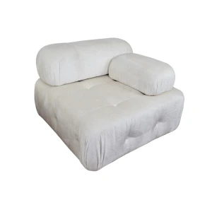 Sofa modułowa Teddy - PRAWY element prosty z podłokietnikiem 95 cm