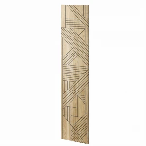 Panel frezowany fornir dębowy 60x275 cm - Bormla L3D