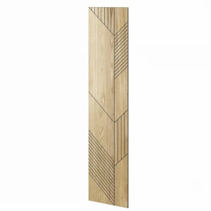Panel frezowany fornir dębowy 60x275 cm - HELSINKI L3D