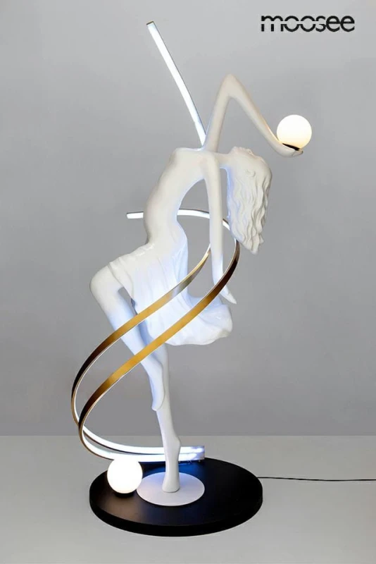 MOOSEE lampa podłogowa DANCING QUEEN  biała 1