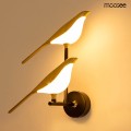 Moosee lampa ścienna Bird Twin złota 3