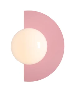 Kinkiet Loop Baby Pink Różowy
