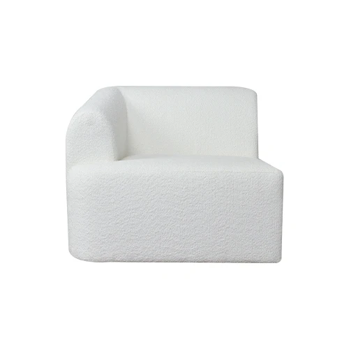 Sofa modułowa Soft - LEWY element prosty z podłokietnikiem 86 cm