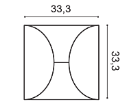 Panel ścienny 3D Circle W107 Orac
