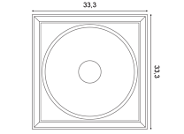 Panel ścienny 3D Autoire W122 Orac