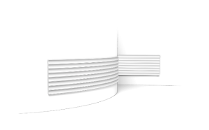 Panel ścienny 3D elastyczny Valley Flex W109F Orac 200 x 25 x 1,2 cm
