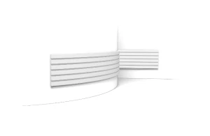 Panel ścienny 3D elastyczny Bar Flex W111F Orac 200 x 25 x 2 cm