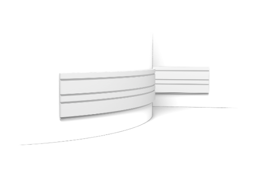 Panel ścienny 3D elastyczny Bar Mix Flex W119F Orac 200 x 25 x 2 cm