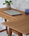 Biurko Luka narożne 115cm x 85cm Fornir Jesion/Dąb  6