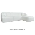 Sofa modułowa Soft - LEWY element prosty z podłokietnikiem 86 cm 7
