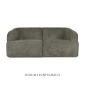 Sofa modułowa Soft - LEWY element prosty z podłokietnikiem 86 cm 8