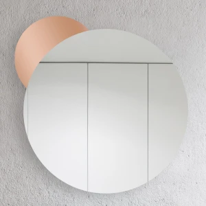 Lustro okrągłe Aurelia Rose Gold