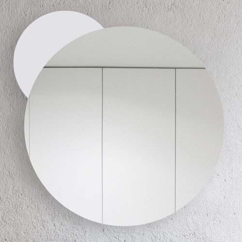 Lustro okrągłe Aurelia White