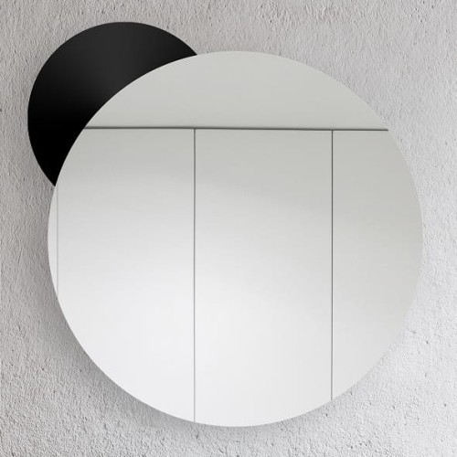 Lustro okrągłe Aurelia Black