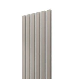 Lamele Slim PIASKOWY BEŻ KASZMIR na szarym filcu 30x2,6x275 cm L3D