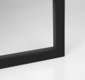 Lustro prostokątne F-1 w czarnej ramie 2
