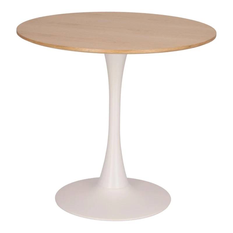 Stół Simplet Skinny dąb/ biały 80 cm 3