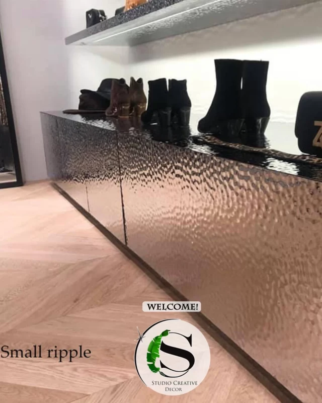 Panel ze stali SILVER fala Small Ripple