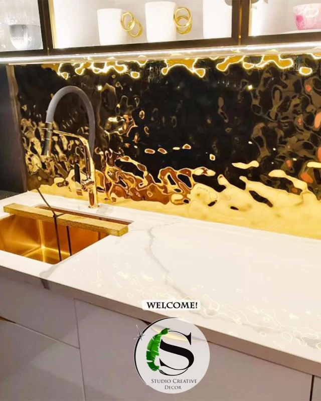 Panel ze stali GOLD fala 001
