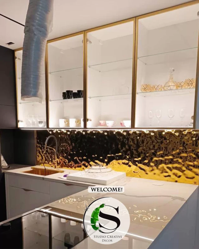 Panel ze stali GOLD fala 001