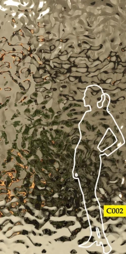 Panel ze stali nierdzewnej 122x243 cm CHAMPAGNE fala C002 SCD 