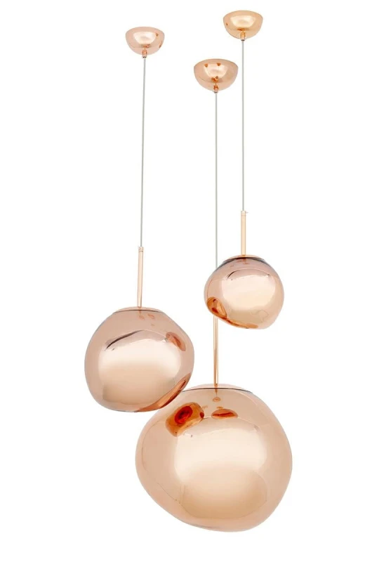 MOOSEE lampa wisząca FUSION 30 miedziana  - akryl 2