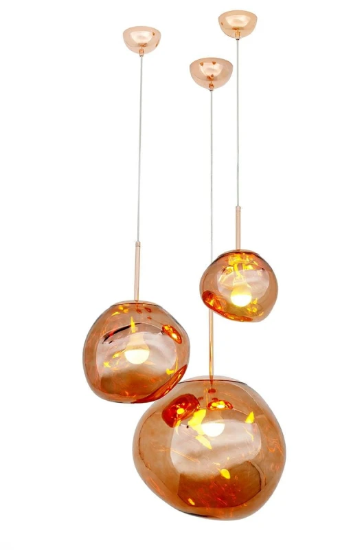 MOOSEE lampa wisząca FUSION 30 miedziana  - akryl 3