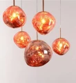MOOSEE lampa wisząca FUSION 30 miedziana  - akryl 10