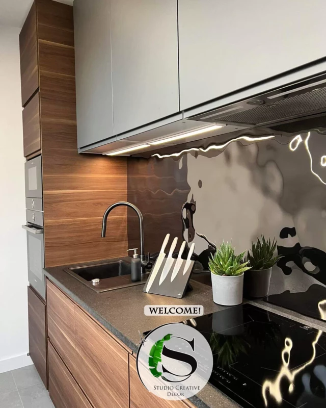 Panel ze stali BLACK fala C002