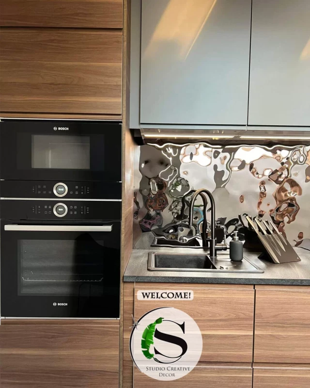 Panel ze stali BLACK fala C002