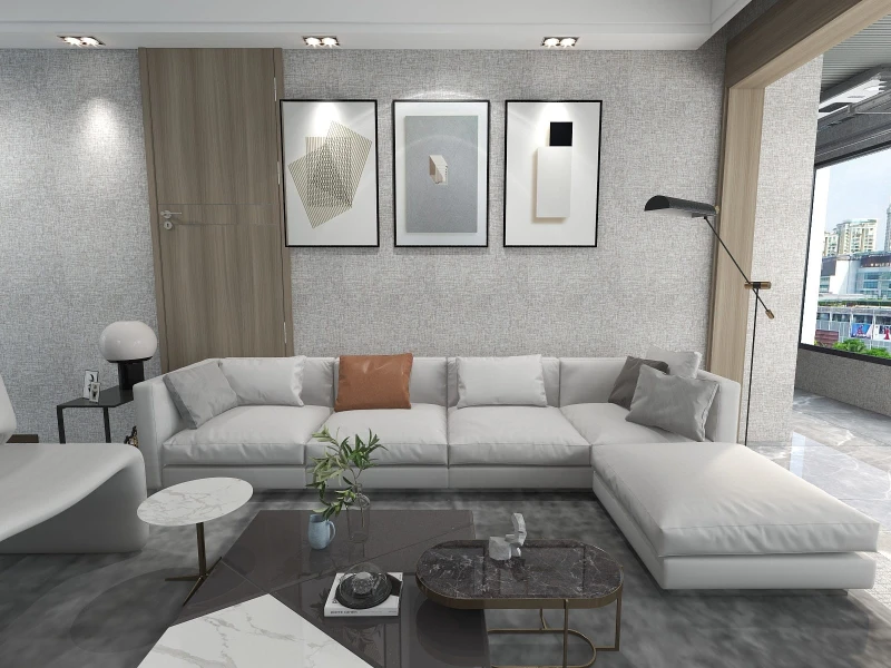 Tkanina ścienna Linen W08