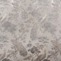 Tkanina ścienna Velvet&Lush L-1 jasnoszara tapeta z tkaniny w pawie 1