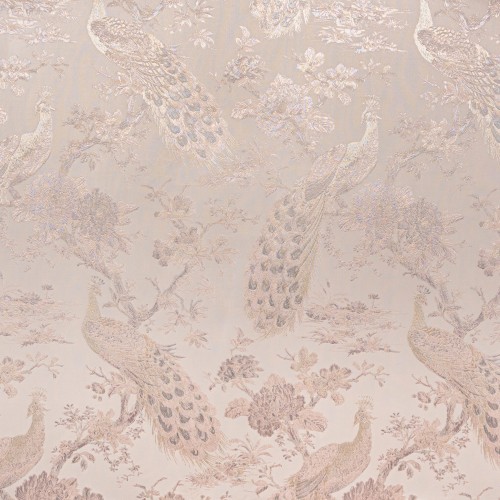 Tkanina ścienna Velvet&Lush L-2 jasnobeżowa tapeta z tkaniny w pawie