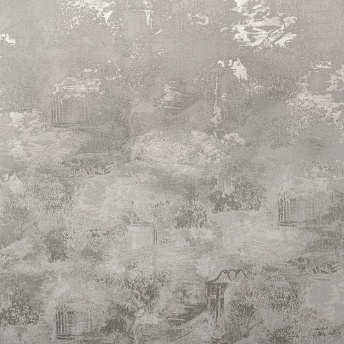 Tkanina ścienna Velvet&Lush L-9 jasnoszara tapeta z tkaniny