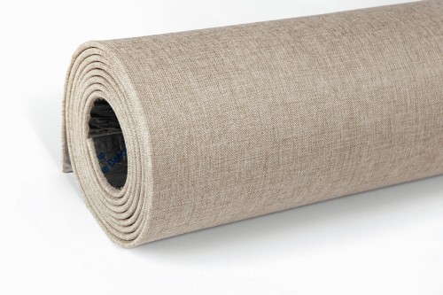 Tapeta z tkaniny na piance A011 Beż - Panel Samoprzylepny